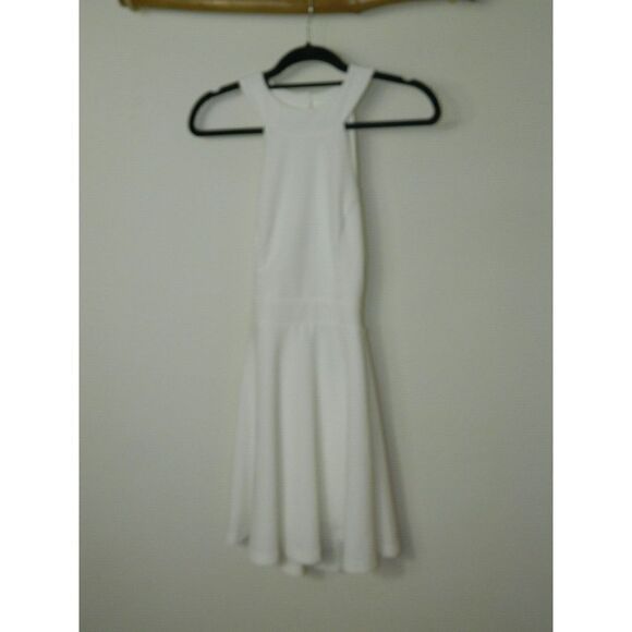Lulus Keep Coming Back White Backless Skater Dress Small‎ - Picture 7 of 8